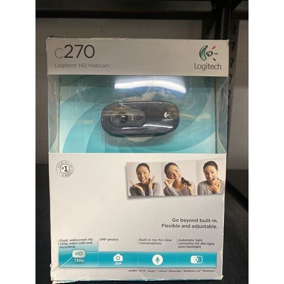 Logitech C270 Web Camera (960-000694) - Picture 1 of 7